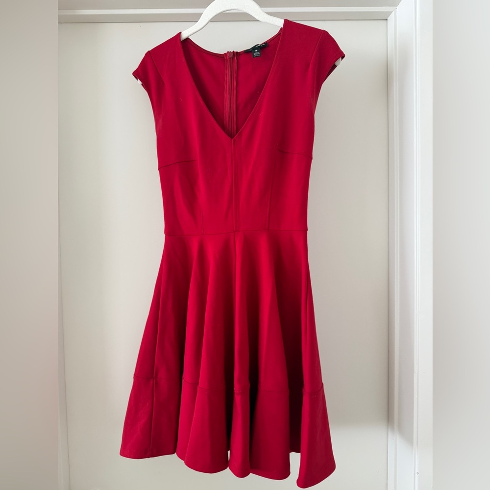 Aqua Red Dress